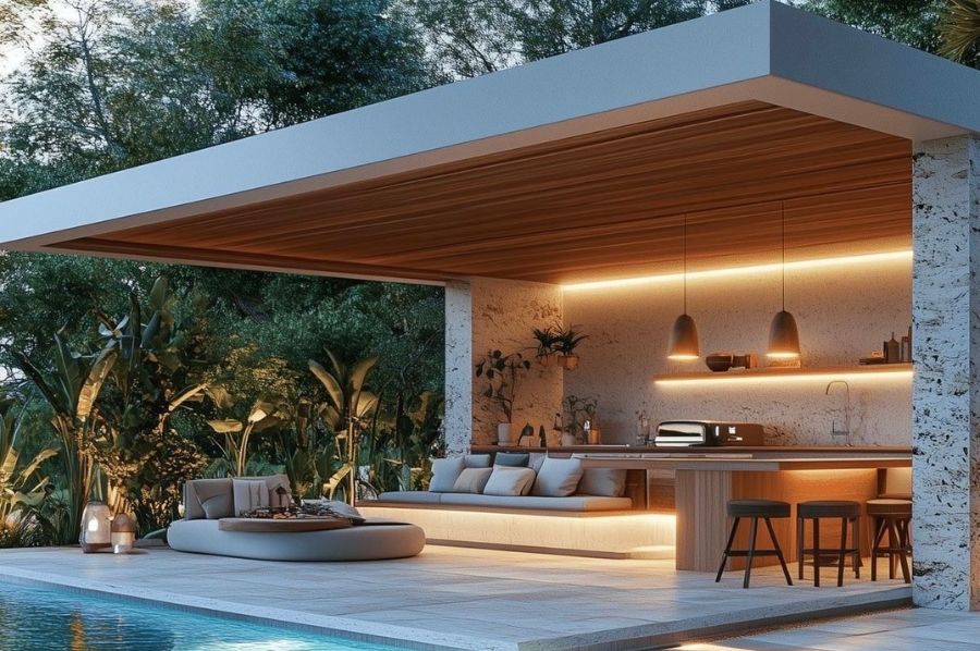 Jardin du futur Bollard Saix