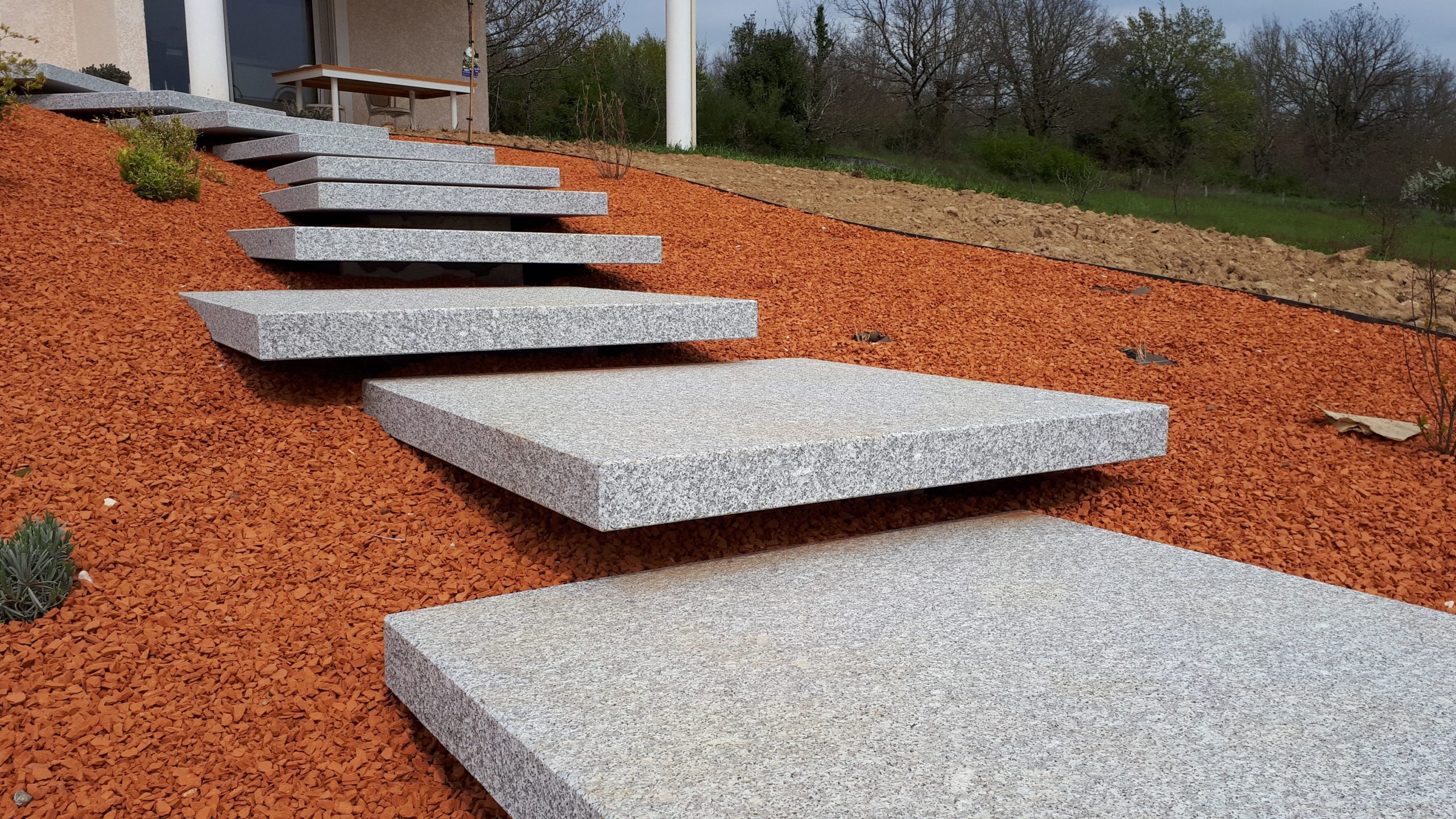 Marche palières granit du SidobreSerge Bollard Saix